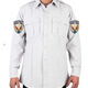 ICS Polyester 4 Pocket Hidden Zipper Uniform Shirt - Long Sleeve